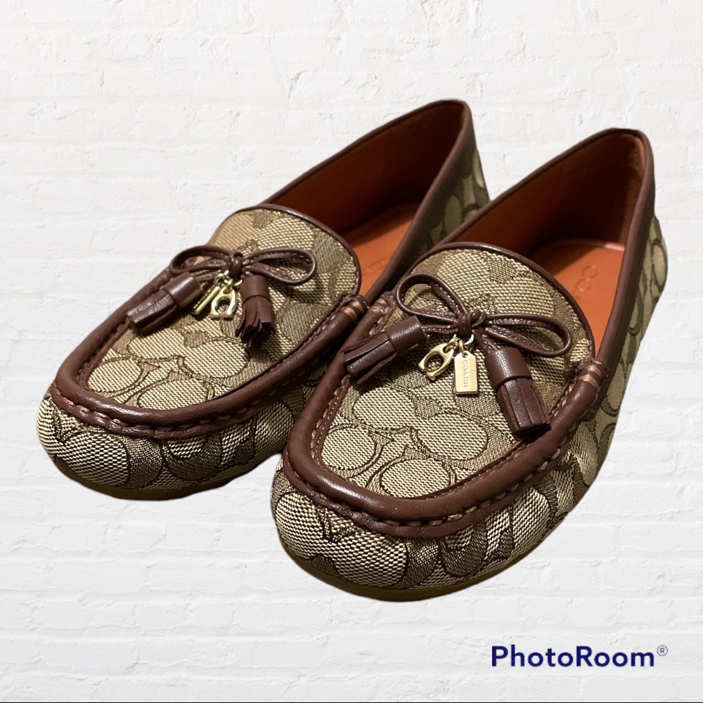 Coach Moira Signature Jacquard Loafers